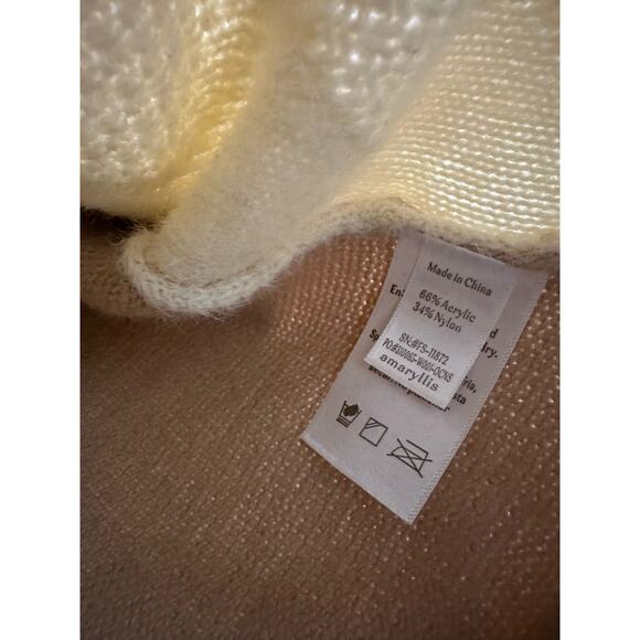 Amaryllis women's patchwork oversized boat neck sweater‎ size Xs/S - Picture 4 of 5